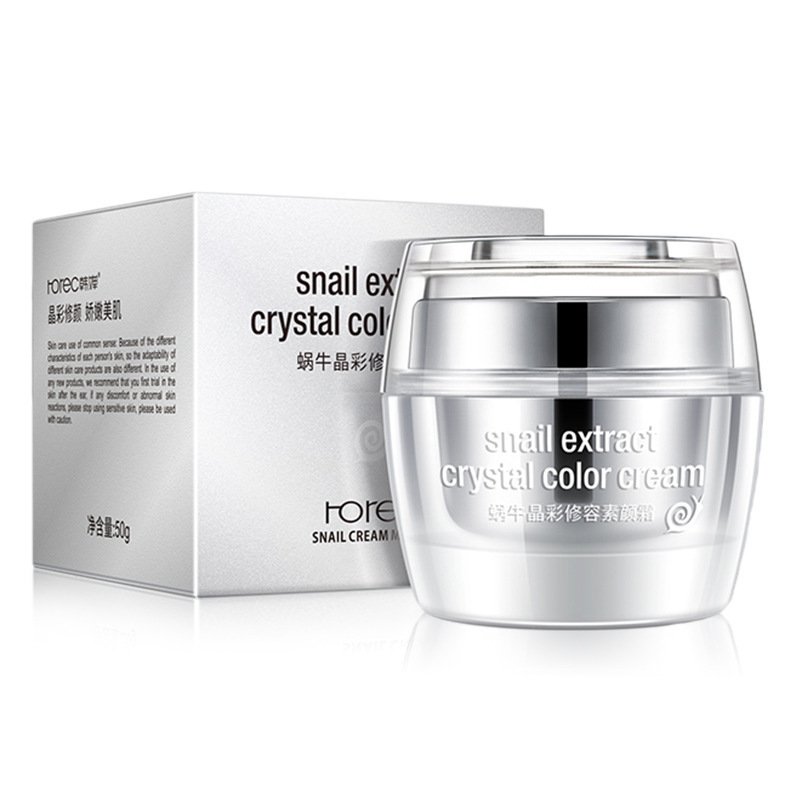 HANCHAN Snail Crystal Primer Cream - Hydrating Concealer & Makeup Base